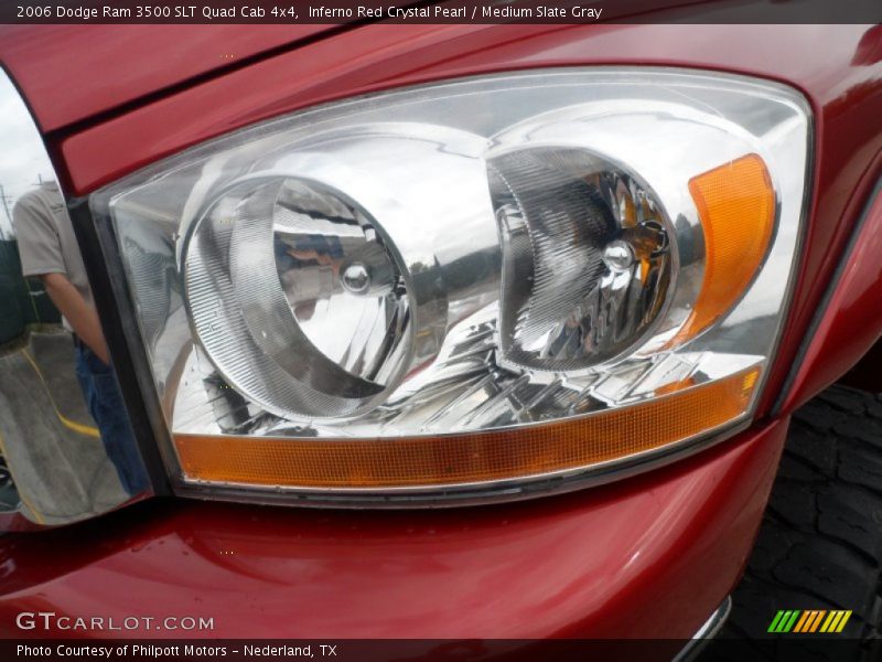 Inferno Red Crystal Pearl / Medium Slate Gray 2006 Dodge Ram 3500 SLT Quad Cab 4x4