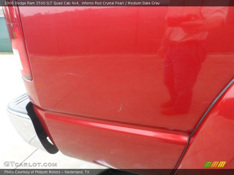 Inferno Red Crystal Pearl / Medium Slate Gray 2006 Dodge Ram 3500 SLT Quad Cab 4x4