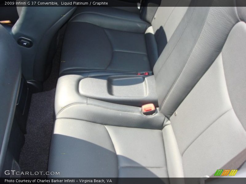 Liquid Platinum / Graphite 2009 Infiniti G 37 Convertible