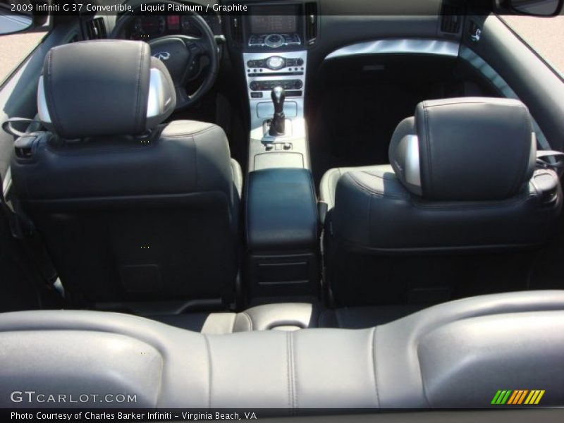 Liquid Platinum / Graphite 2009 Infiniti G 37 Convertible