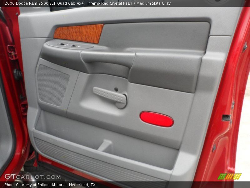 Inferno Red Crystal Pearl / Medium Slate Gray 2006 Dodge Ram 3500 SLT Quad Cab 4x4