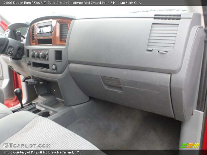 Inferno Red Crystal Pearl / Medium Slate Gray 2006 Dodge Ram 3500 SLT Quad Cab 4x4