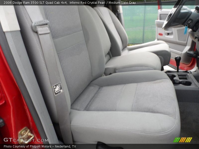 Inferno Red Crystal Pearl / Medium Slate Gray 2006 Dodge Ram 3500 SLT Quad Cab 4x4