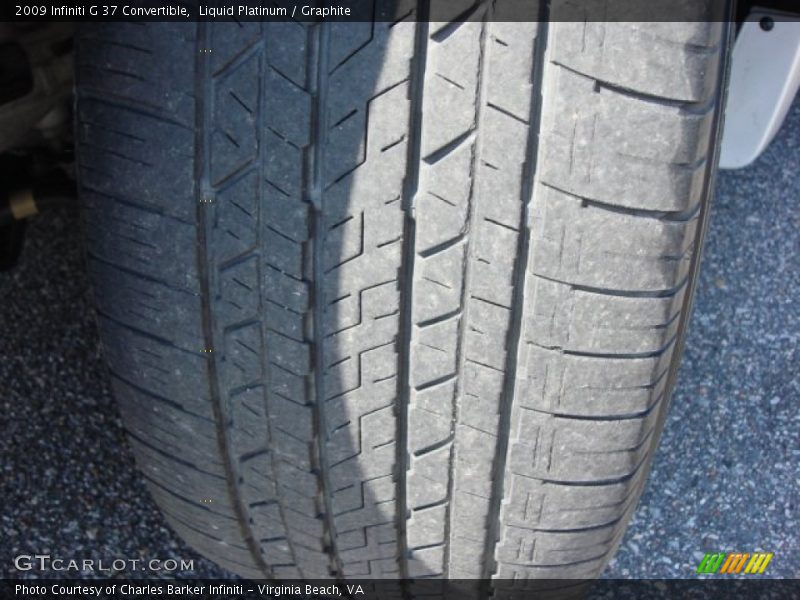 Liquid Platinum / Graphite 2009 Infiniti G 37 Convertible