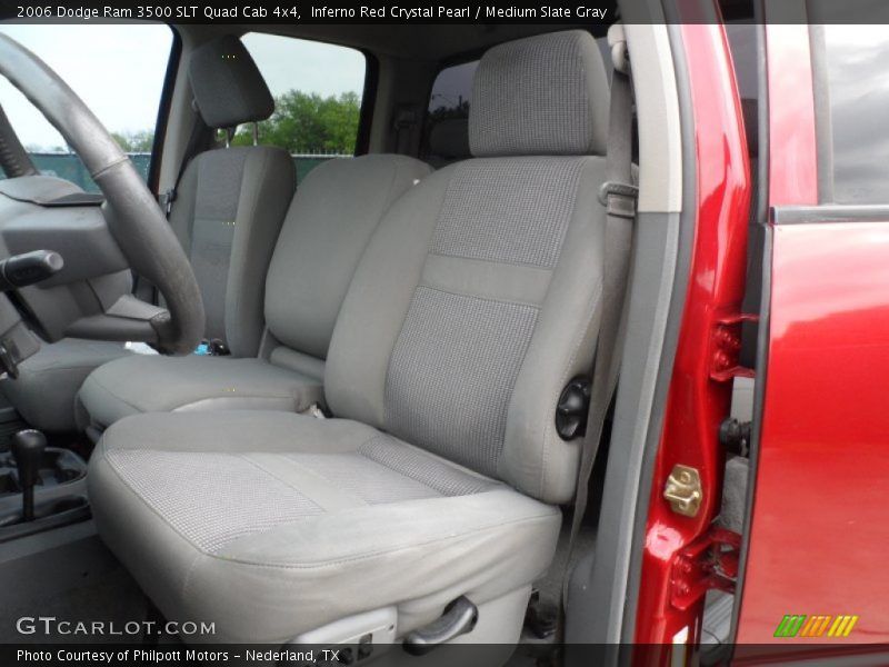 Inferno Red Crystal Pearl / Medium Slate Gray 2006 Dodge Ram 3500 SLT Quad Cab 4x4