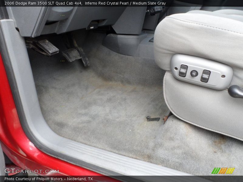 Inferno Red Crystal Pearl / Medium Slate Gray 2006 Dodge Ram 3500 SLT Quad Cab 4x4