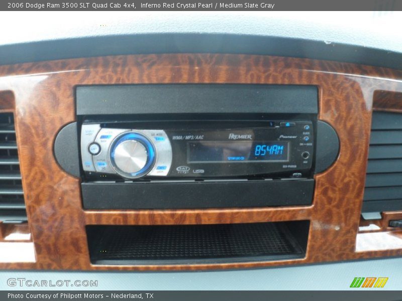Inferno Red Crystal Pearl / Medium Slate Gray 2006 Dodge Ram 3500 SLT Quad Cab 4x4