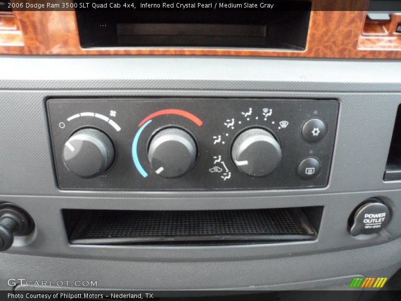 Inferno Red Crystal Pearl / Medium Slate Gray 2006 Dodge Ram 3500 SLT Quad Cab 4x4