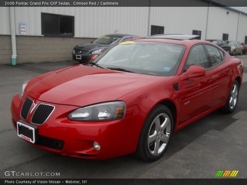 Crimson Red / Cashmere 2008 Pontiac Grand Prix GXP Sedan
