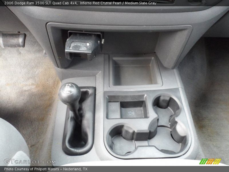 Inferno Red Crystal Pearl / Medium Slate Gray 2006 Dodge Ram 3500 SLT Quad Cab 4x4