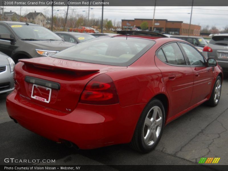 Crimson Red / Cashmere 2008 Pontiac Grand Prix GXP Sedan