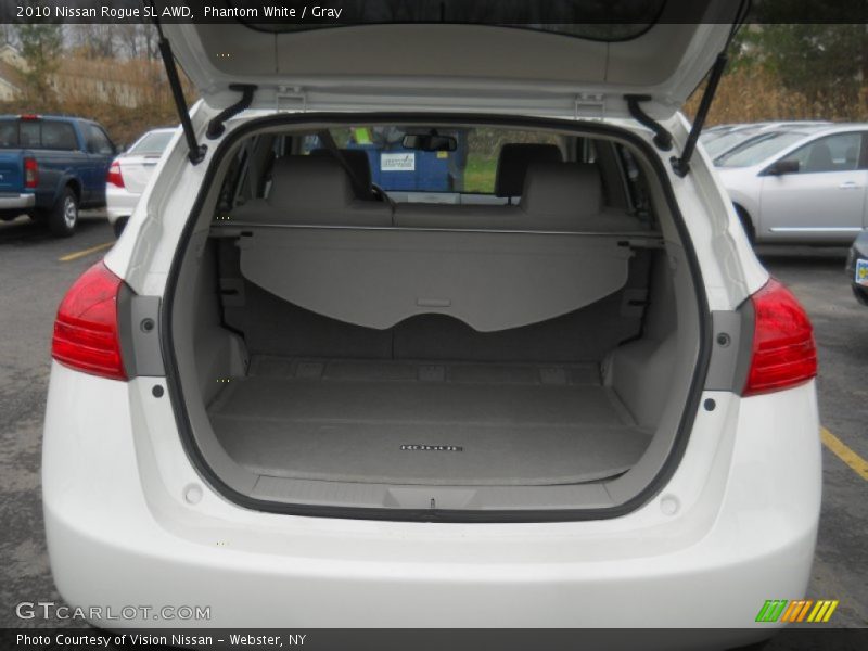 Phantom White / Gray 2010 Nissan Rogue SL AWD