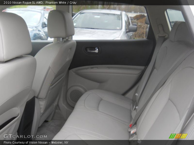 Phantom White / Gray 2010 Nissan Rogue SL AWD