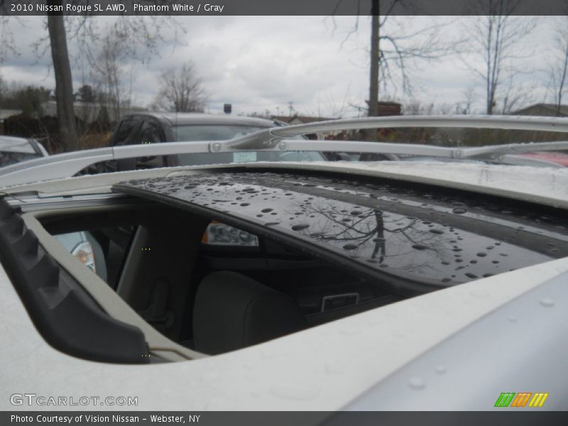 Phantom White / Gray 2010 Nissan Rogue SL AWD