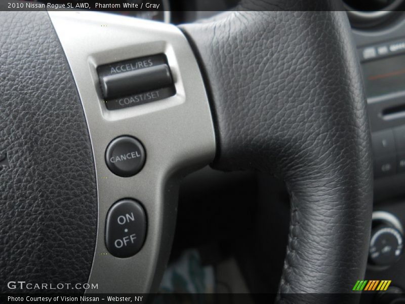 Phantom White / Gray 2010 Nissan Rogue SL AWD