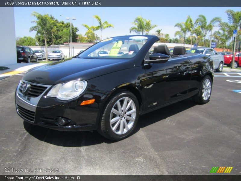 Black Uni / Titan Black 2009 Volkswagen Eos Komfort