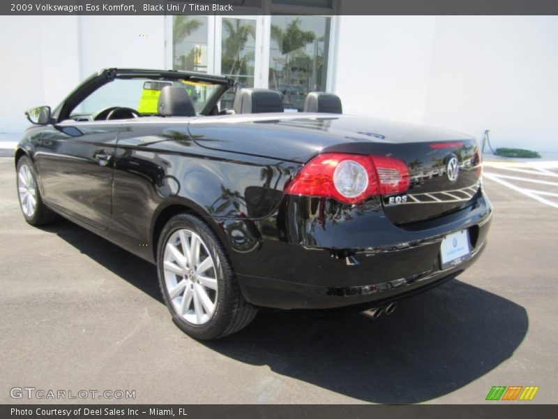 Black Uni / Titan Black 2009 Volkswagen Eos Komfort