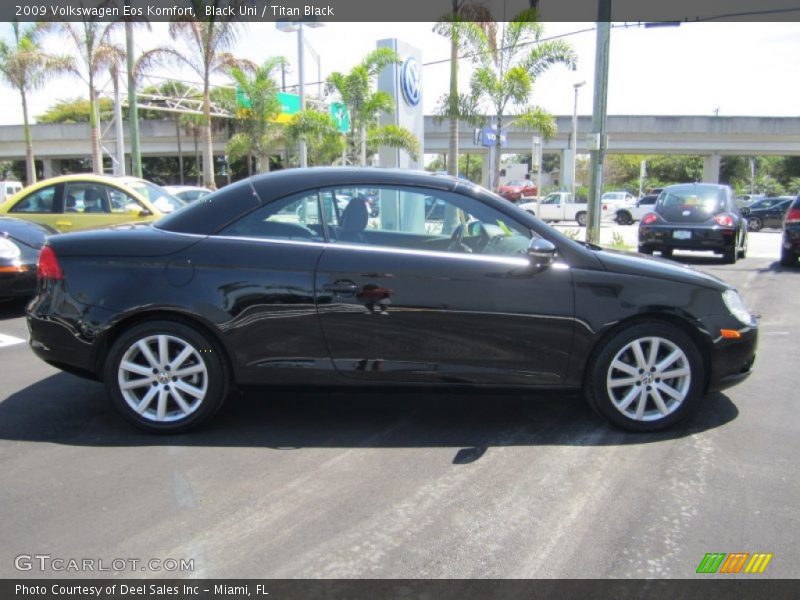 Black Uni / Titan Black 2009 Volkswagen Eos Komfort