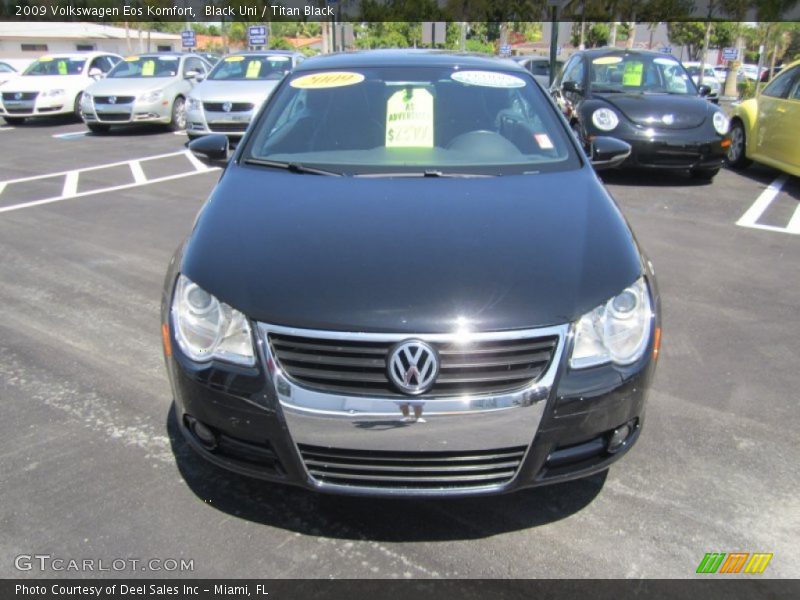 Black Uni / Titan Black 2009 Volkswagen Eos Komfort