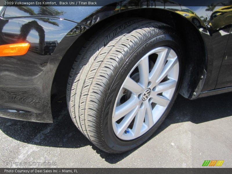 Black Uni / Titan Black 2009 Volkswagen Eos Komfort