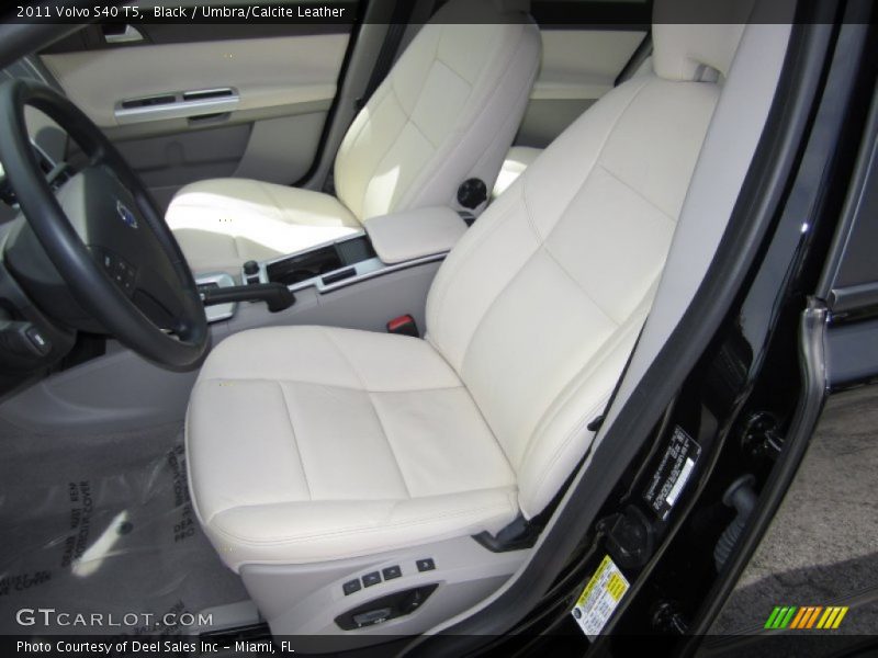 Black / Umbra/Calcite Leather 2011 Volvo S40 T5