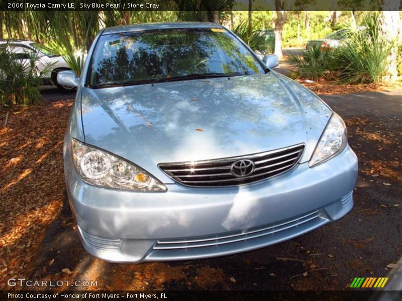 Sky Blue Pearl / Stone Gray 2006 Toyota Camry LE