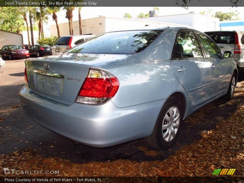 Sky Blue Pearl / Stone Gray 2006 Toyota Camry LE