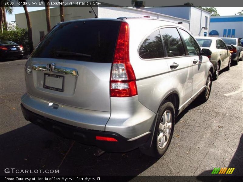Alabaster Silver Metallic / Gray 2009 Honda CR-V EX