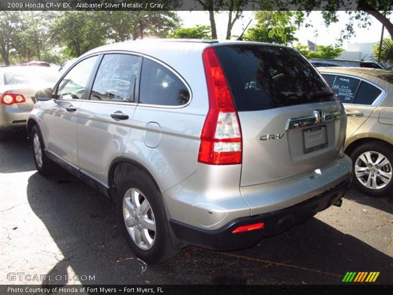 Alabaster Silver Metallic / Gray 2009 Honda CR-V EX