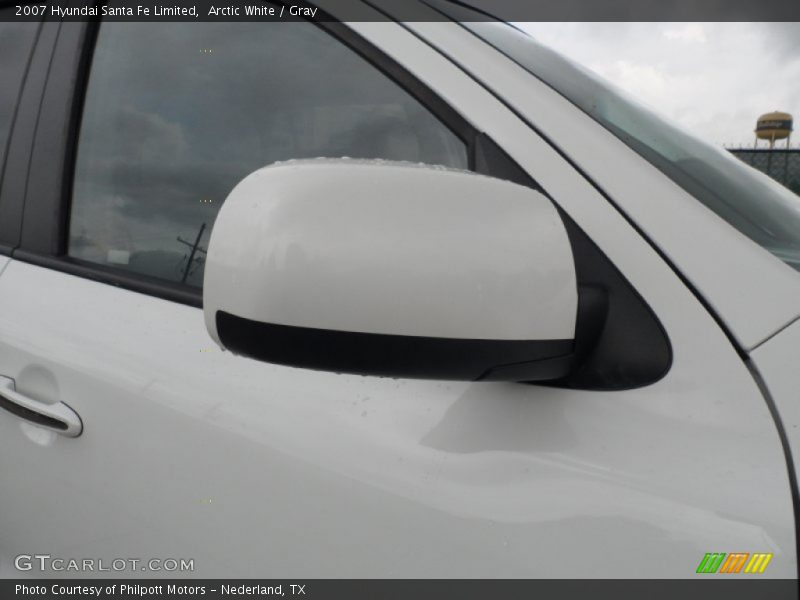 Arctic White / Gray 2007 Hyundai Santa Fe Limited