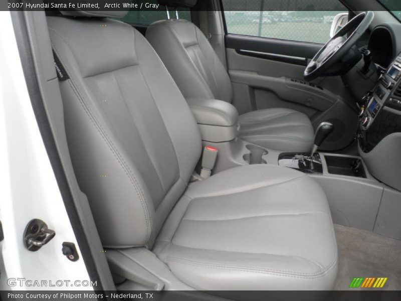 Arctic White / Gray 2007 Hyundai Santa Fe Limited