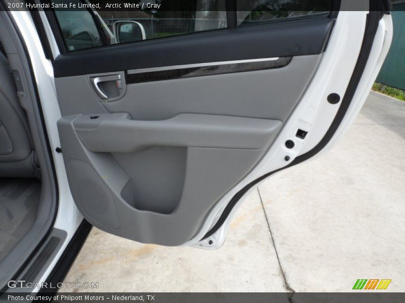 Arctic White / Gray 2007 Hyundai Santa Fe Limited
