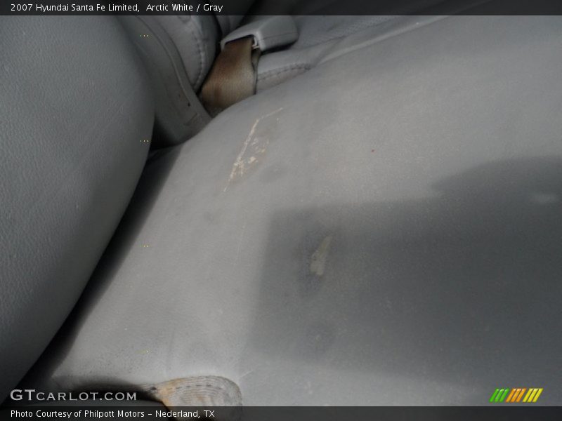 Arctic White / Gray 2007 Hyundai Santa Fe Limited