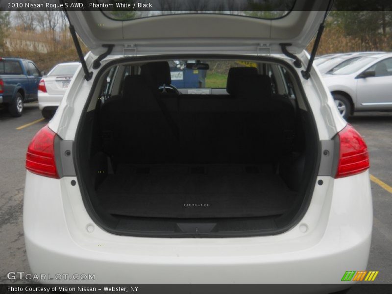 Phantom White / Black 2010 Nissan Rogue S AWD