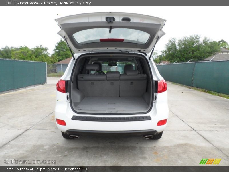 Arctic White / Gray 2007 Hyundai Santa Fe Limited