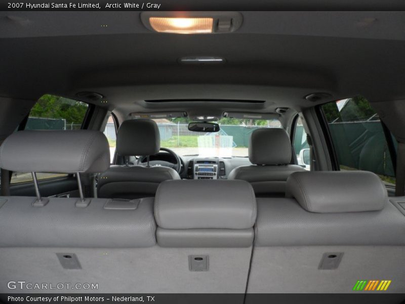 Arctic White / Gray 2007 Hyundai Santa Fe Limited