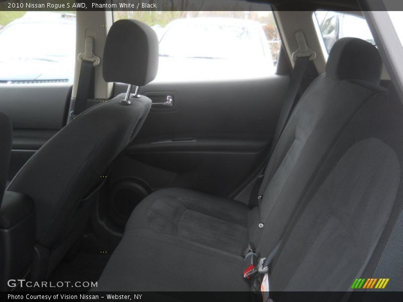 Phantom White / Black 2010 Nissan Rogue S AWD