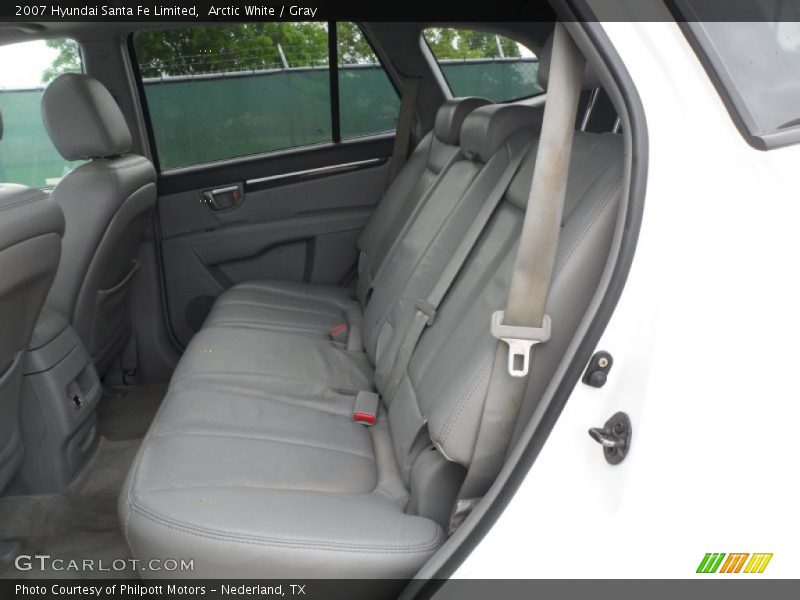 Arctic White / Gray 2007 Hyundai Santa Fe Limited