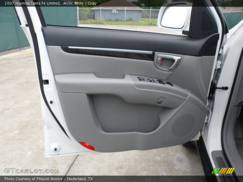 Arctic White / Gray 2007 Hyundai Santa Fe Limited