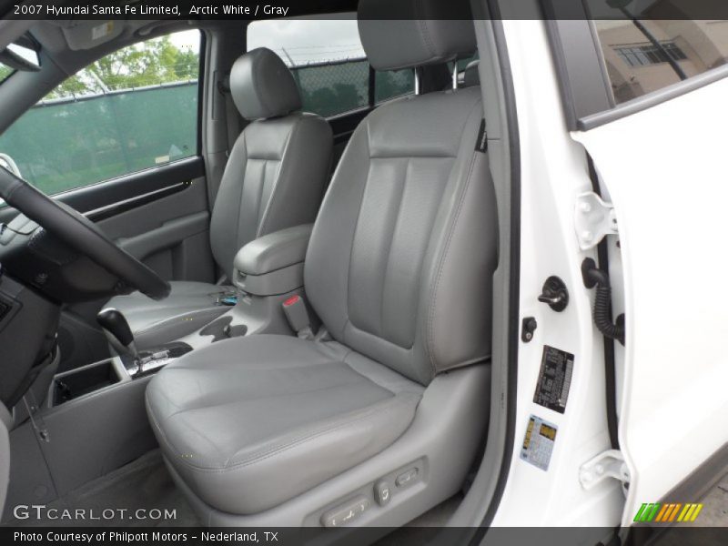 Arctic White / Gray 2007 Hyundai Santa Fe Limited
