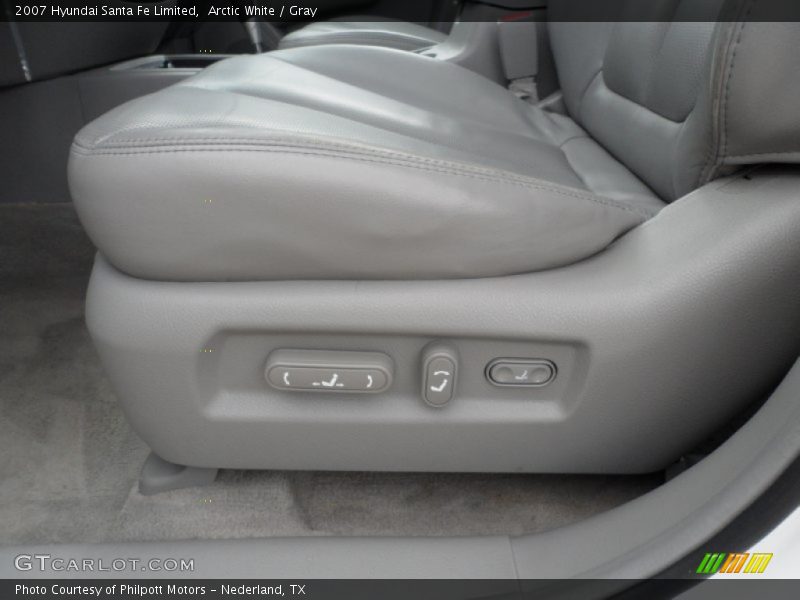 Arctic White / Gray 2007 Hyundai Santa Fe Limited
