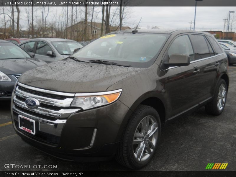 Earth Metallic / Medium Light Stone 2011 Ford Edge Limited AWD