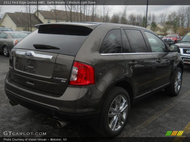 Earth Metallic / Medium Light Stone 2011 Ford Edge Limited AWD