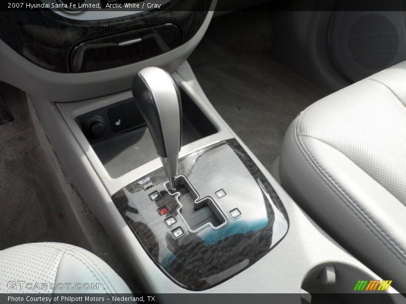 Arctic White / Gray 2007 Hyundai Santa Fe Limited