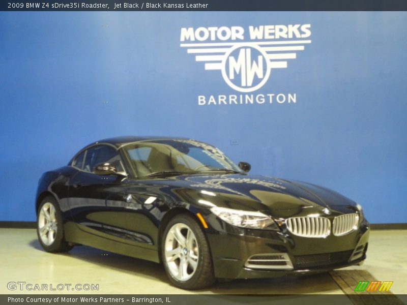Jet Black / Black Kansas Leather 2009 BMW Z4 sDrive35i Roadster