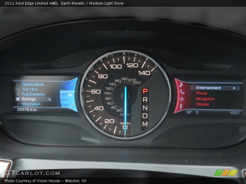 Earth Metallic / Medium Light Stone 2011 Ford Edge Limited AWD