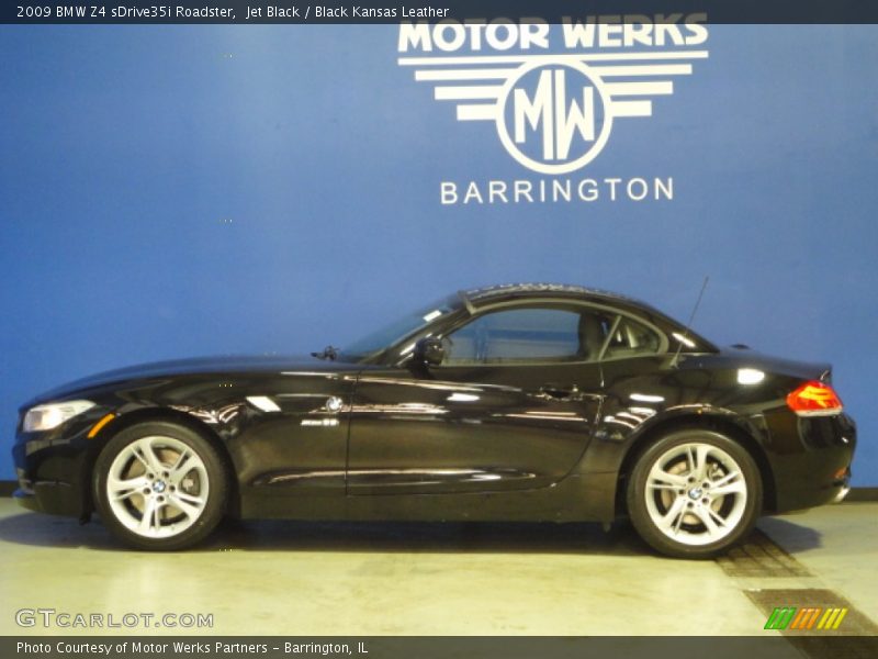 Jet Black / Black Kansas Leather 2009 BMW Z4 sDrive35i Roadster