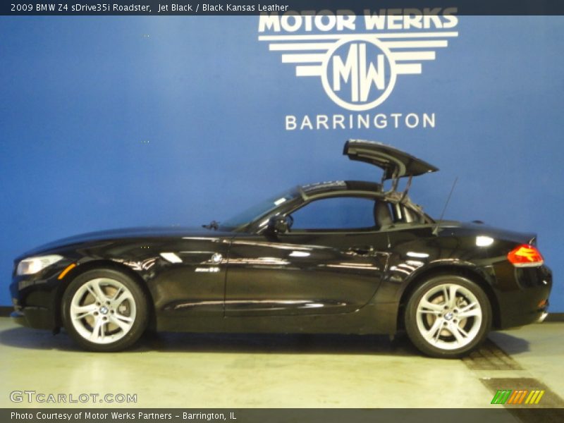 Jet Black / Black Kansas Leather 2009 BMW Z4 sDrive35i Roadster
