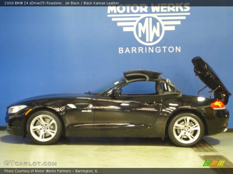 Jet Black / Black Kansas Leather 2009 BMW Z4 sDrive35i Roadster