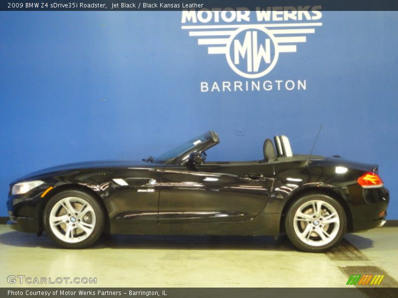 Jet Black / Black Kansas Leather 2009 BMW Z4 sDrive35i Roadster